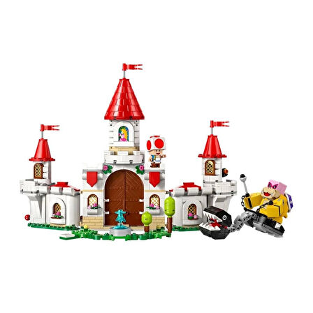 Çocuk 71435 Lego Super Mario Peachin Kalesinde Roy ile Savaş 738 parça +7 yaş