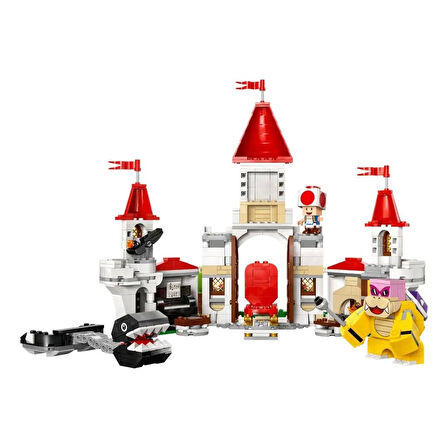 Çocuk 71435 Lego Super Mario Peachin Kalesinde Roy ile Savaş 738 parça +7 yaş