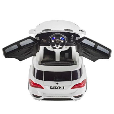 Çocuk Babyhope XC Power Uzaktan Kumandalı Akülü Araba 12 Volt 443 Beyaz
