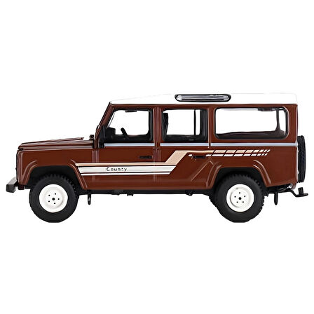 Çocuk Mini GT 1/64 Land Rover Defender 110 1985 County Station Wagon Russet Brown