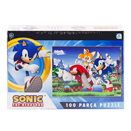 Çocuk SO0052 Sonic 100 Parça Puzzle -Laçokids