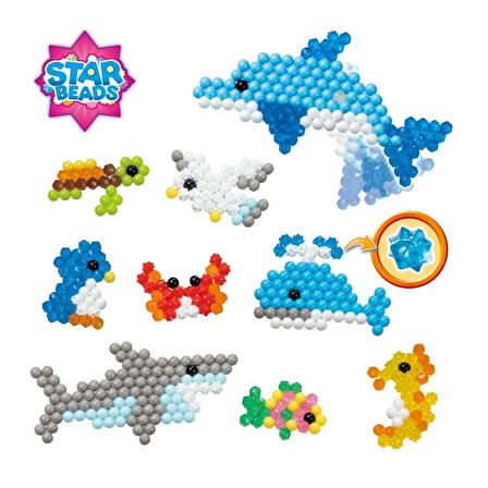 Aquabeads Okyanus Yaşamı Seti Renkli ve Eğlenceli Boncuklu Tasarım Oyunu