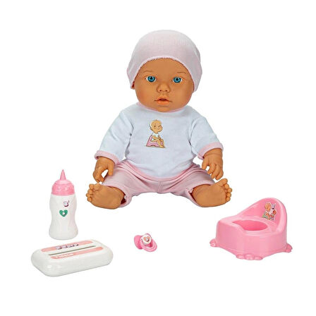 Sesli Bebelou Tuvalet Zamanı Bebek Seti 32 cm Gelişim Oyuncağı
