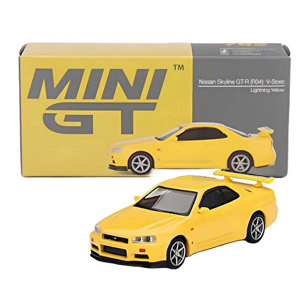 1:64 Nissan Skyline GT-R R34 Koleksiyon Model Araba Gelişim Oyuncak