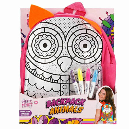 Boyanabilir Baykuş Sırt Çantası Eğitici Çocuk Aktivite Seti