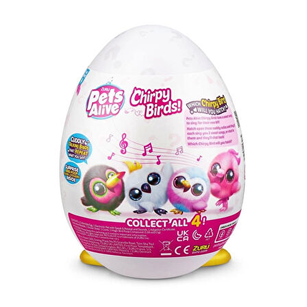 Nessiworld PEL06000 Pets Alive Cıvıl Cıvıl Kuş
