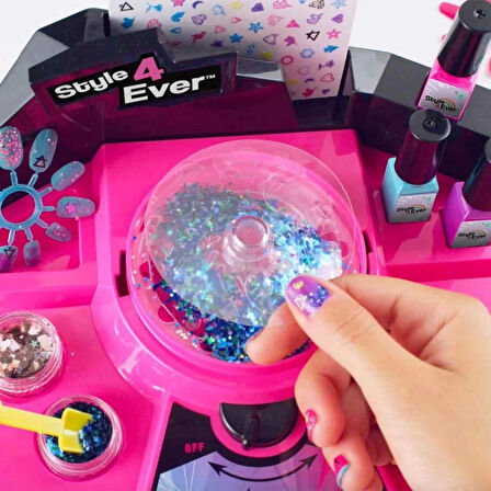 Tırnak ve Dövme Stüdyosu Çocuklar İçin Eğlenceli ve Yaratıcı Oyun Seti