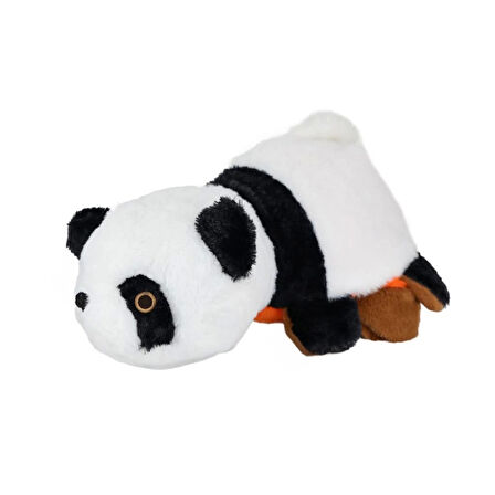 Çift Taraflı Panda Rakun Peluş Eğitici ve Eğlenceli Peluş Hayvan Figürü Çocuklar İçin