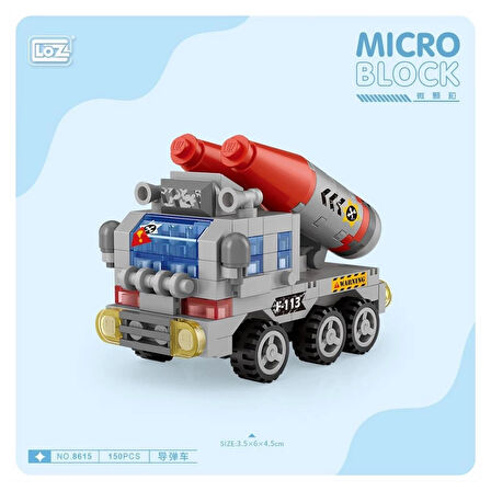 Mini Blok Araba Seti 150 Parça İle Çocukların Motor Gelişimini Destekleyen Eğitici Oyuncak 