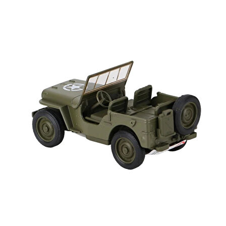 Metal Gövdeli Jeep Willys 1:32 Ölçekli Model Araba
