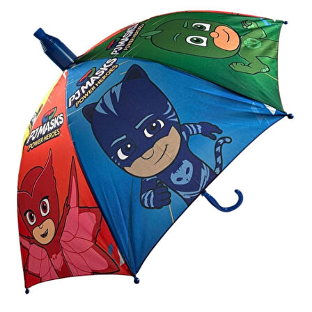PJ Mask lisanslı şemsiye, çocukların dış mekan aktivitelerinde eğlenceli ve koruyucu ürün