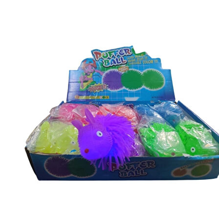 Eğitici Oyuncak  Işıklı Elastik Dikenli Tavşan