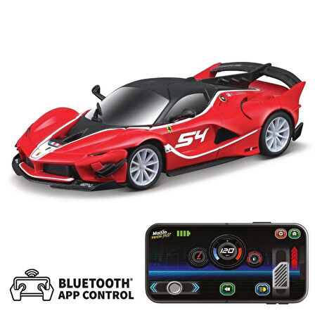 Eğitici Oyuncak  Maisto 1:41 APP Control Kumandalı Metal Araba Ferrari FXX K EVO
