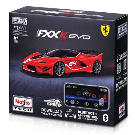 Eğitici Oyuncak  Maisto 1:41 APP Control Kumandalı Metal Araba Ferrari FXX K EVO