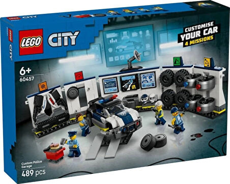 Çocuk Eğitici Oyuncak LEGO City Özel Polis Arabası Garajı 60457