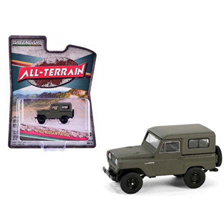 Eğitici Oyuncak  Greenlight 1/64 All-Terrain Series 16- 1962 Patrol Matt Olive Green