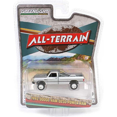 Eğitici Oyuncak  Greenlight 1/64 All-Terrain Series 16- 1992 Dodge Ram D250 Power Ram