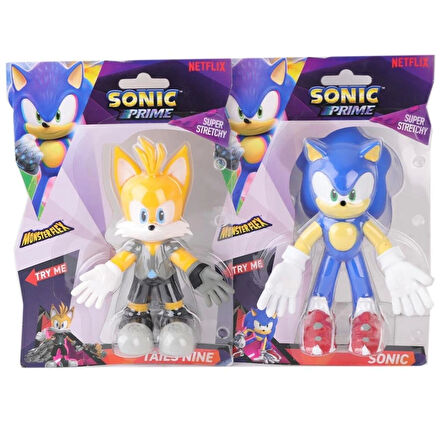 Eğitici Çocuk 89317 SUN-DMX-FİGÜR-STRECH MONSTERFLEX SÜPER ESNEK SONİC PRİME SONİC 4A