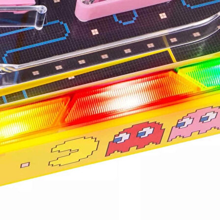 Eğitici Çocuk Sesli ve Işıklı Pac-Man Arcade Masaüstü Pinball
