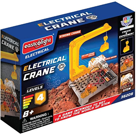 Eğitici Çocuk Elektrikli Vinç Bilim Seti