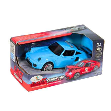 Eğitici Çocuk Işıklı Sesli Duman Çıkaran Sürtmeli Spor Araba BSP-1B