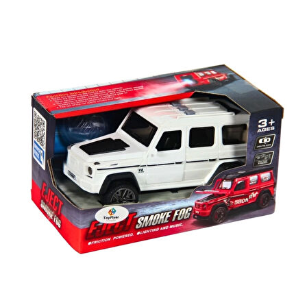 Eğitici Çocuk Işıklı Sesli Duman Çıkaran Sürtmeli Jeep BCP-1B