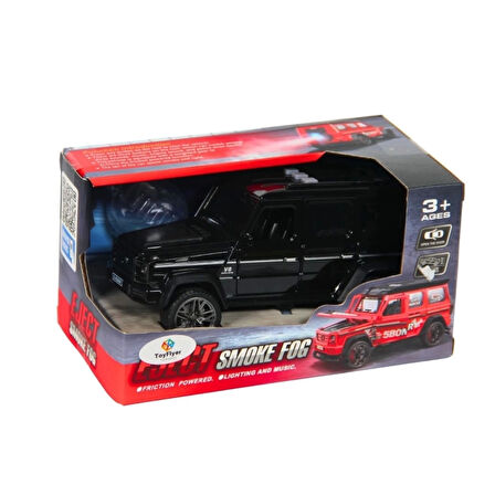 Eğitici Çocuk Işıklı Sesli Duman Çıkaran Sürtmeli Jeep BCP-1B