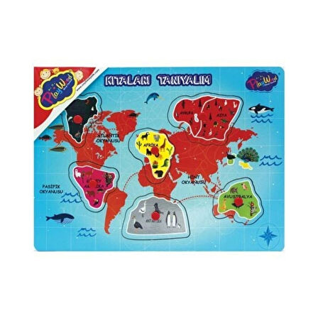 Eğitici Çocuk ONY-204-205 AHŞAP TUTMALI KIKTALARI VE BÖLGELERİ