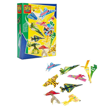 Eğitici Çocuk Kağıttan Uçak Yapımı Seti