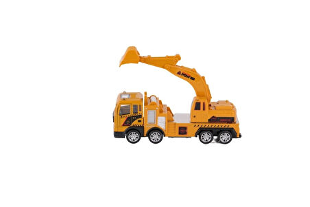 Eğitici Çocuk YH-711-54A SÜRTMELİ METAL 1:50 SARI VİNÇ VE
