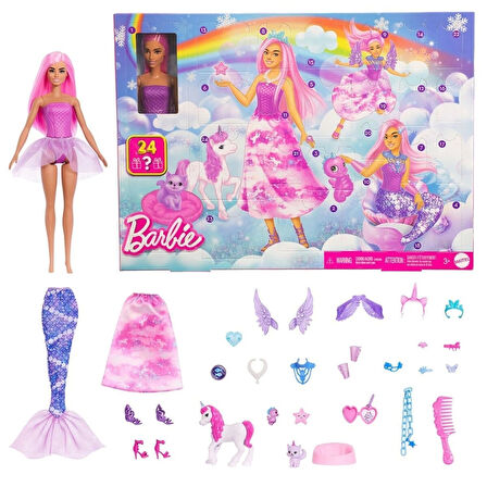 Eğitici Çocuk JFL66 Barbie Advent Calendar -Yılbaşı Özel Seti