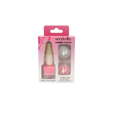Eğitici Çocuk VRB37000 Very Bella - Bakım Seti (2 farklı renk ve aromalı lip gloss+oje)
