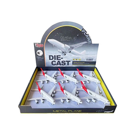 Eğitici Çocuk HW-A380 CB IŞIKLI-SESLİ METAL YOLCU UÇAĞI