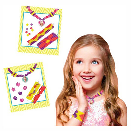 Çocuk BarbieTakıDokumaSeti03699