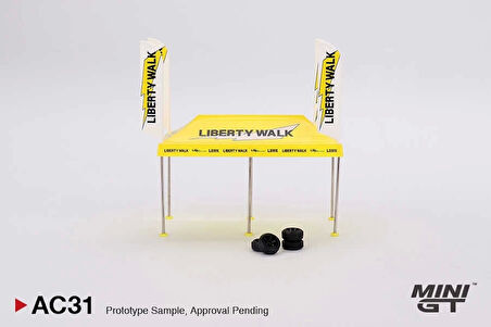 Çocuk Mini GT 1/64 Paddock Service Tent Set - LB Racing