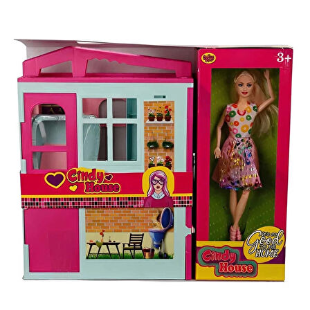 Çocuk Oydaş Cindy House Bebekli Oyun Evi 02617