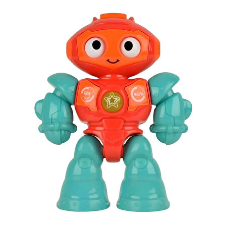 Çocuk Taklit Sesli Çok Fonksiyonlu Işıklı Mini Robot