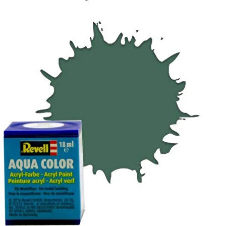 Çocuk Aqua Color Greenish Grey - Mat Boya- 18 ml