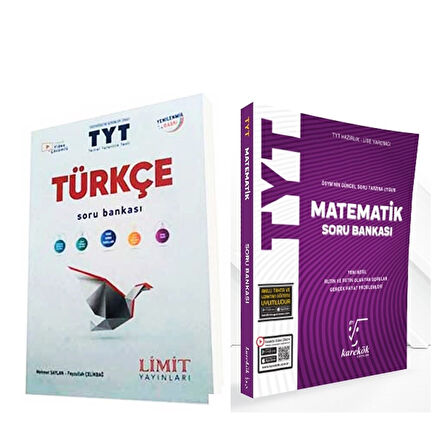 TYT Türkçe ve Matematik Soru Bankası Seti 2 Kitap Set