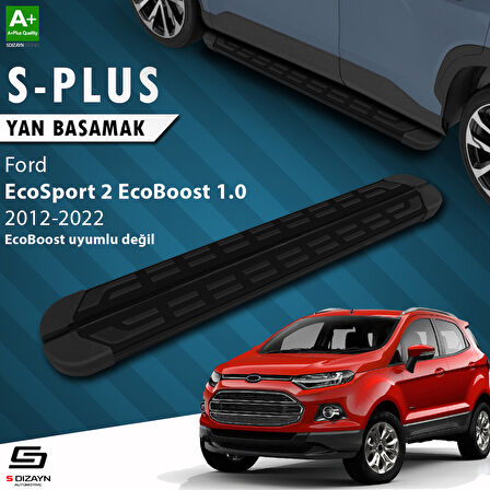 S-Dizayn Ford EcoSport 2 S-Plus Siyah Yan Basamak 173 Cm 2012-2018 A+ Kalite