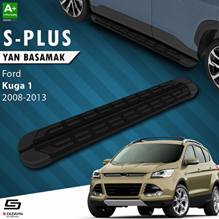 S-Dizayn Ford Kuga 1 S-Plus Siyah Yan Basamak 183 Cm 2008-2012 A+ Kalite