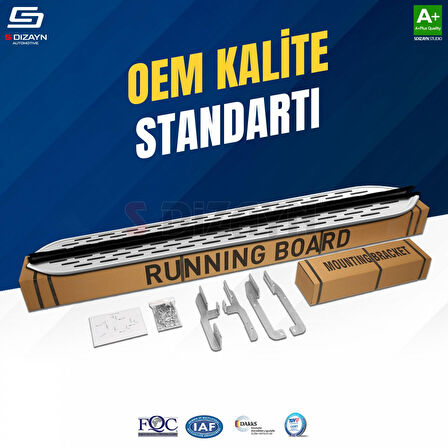 S-Dizayn Ford Kuga 2 ST-Line OEM Still Pro V1 Aluminyum Yan Basamak 183 Cm 2017-2019 A+ Kalite