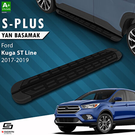 S-Dizayn Ford Kuga 2 ST-Line S-Plus Siyah Yan Basamak 183 Cm 2017-2019 A+ Kalite