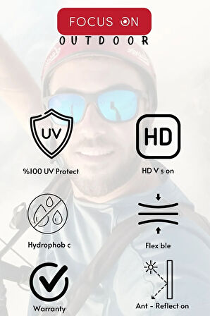 HD Sport Series Aynalı Outdoor Güneş Gözlüğü TS029-2