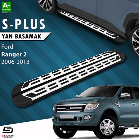 S-Dizayn Ford Ranger 2 S-Plus Gri Yan Basamak 193 Cm 2006-2013 A+ Kalite