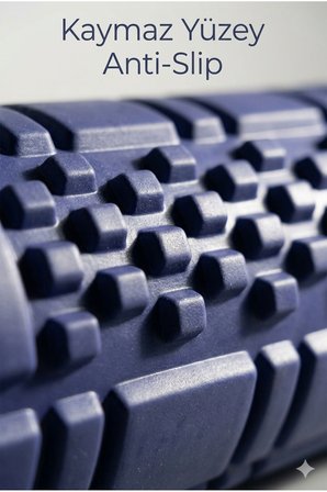 Foam Roller Masaj Rulosu Orta Sert – Spor Sonrası Kas Gevşetici Yoga Pilates Fitness Masaj Köpüğü