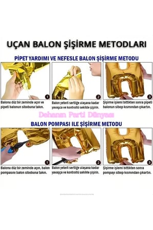 Dehaparty 1 Rakam Balon Gümüş Folyo Ayaklı 70 Cm Doğum Günü Parti Süsleri