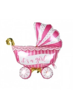 Dehaparty Folyo Balon Parti Süsleme Pembe 30 İnç Baby Shower