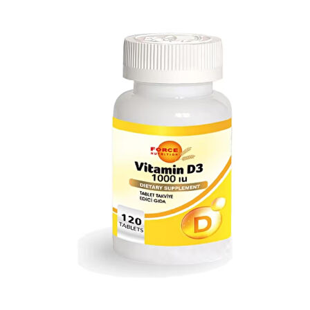 Force Nutrition Vitamin D 120 Tablet