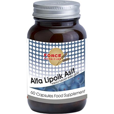 Alfa Lipoik Asit 600 mg 60 Kapsül